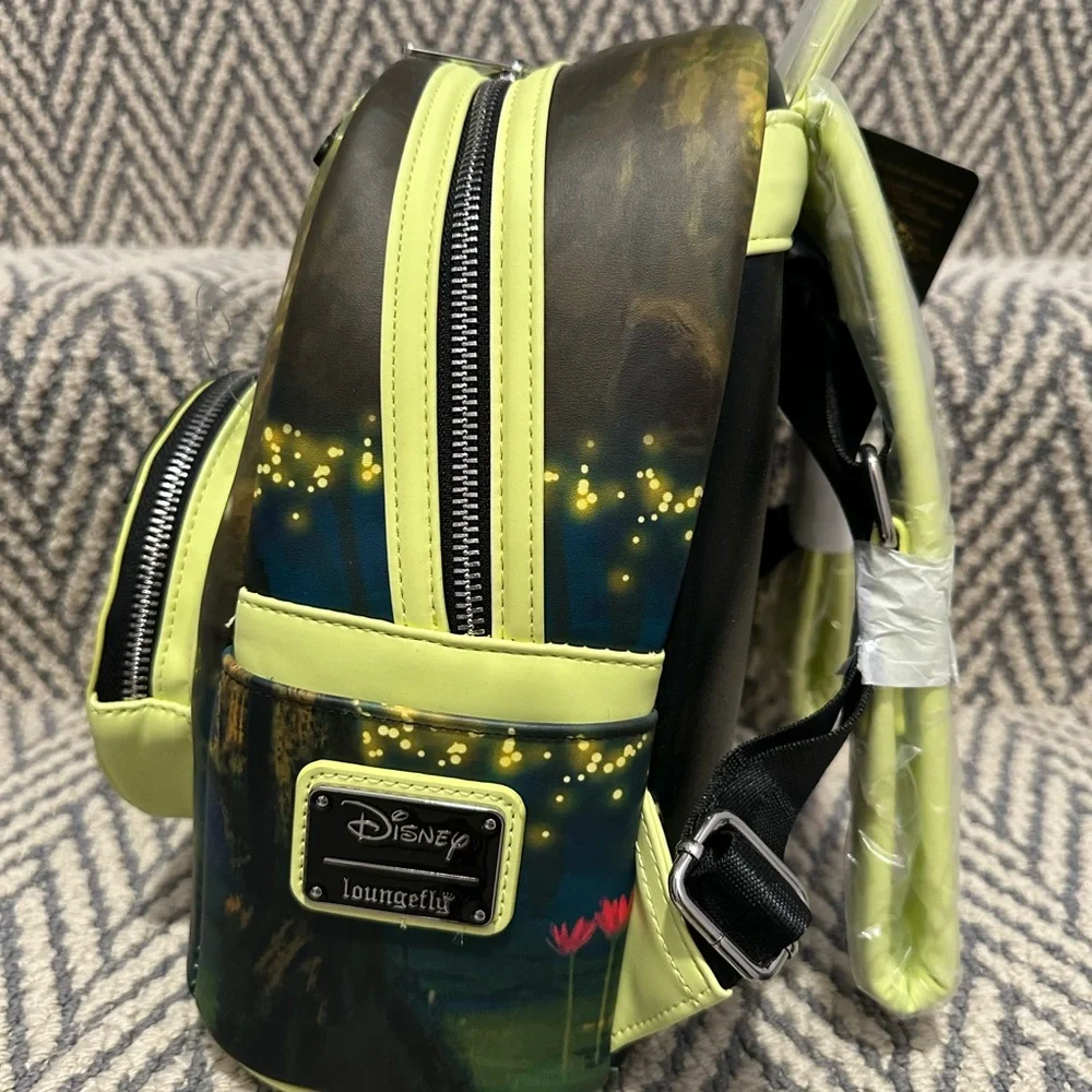 Loungefly Disney Princess and the Frog Ray Glow mini backpack - Picture 6 of 9